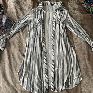 Fashion Nova Collared T-Shirt Dress